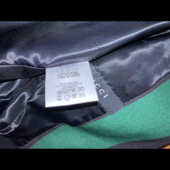 GUCCI Spring 2009 Green & Black Striped Prep Blazer - Picture 12 of 15